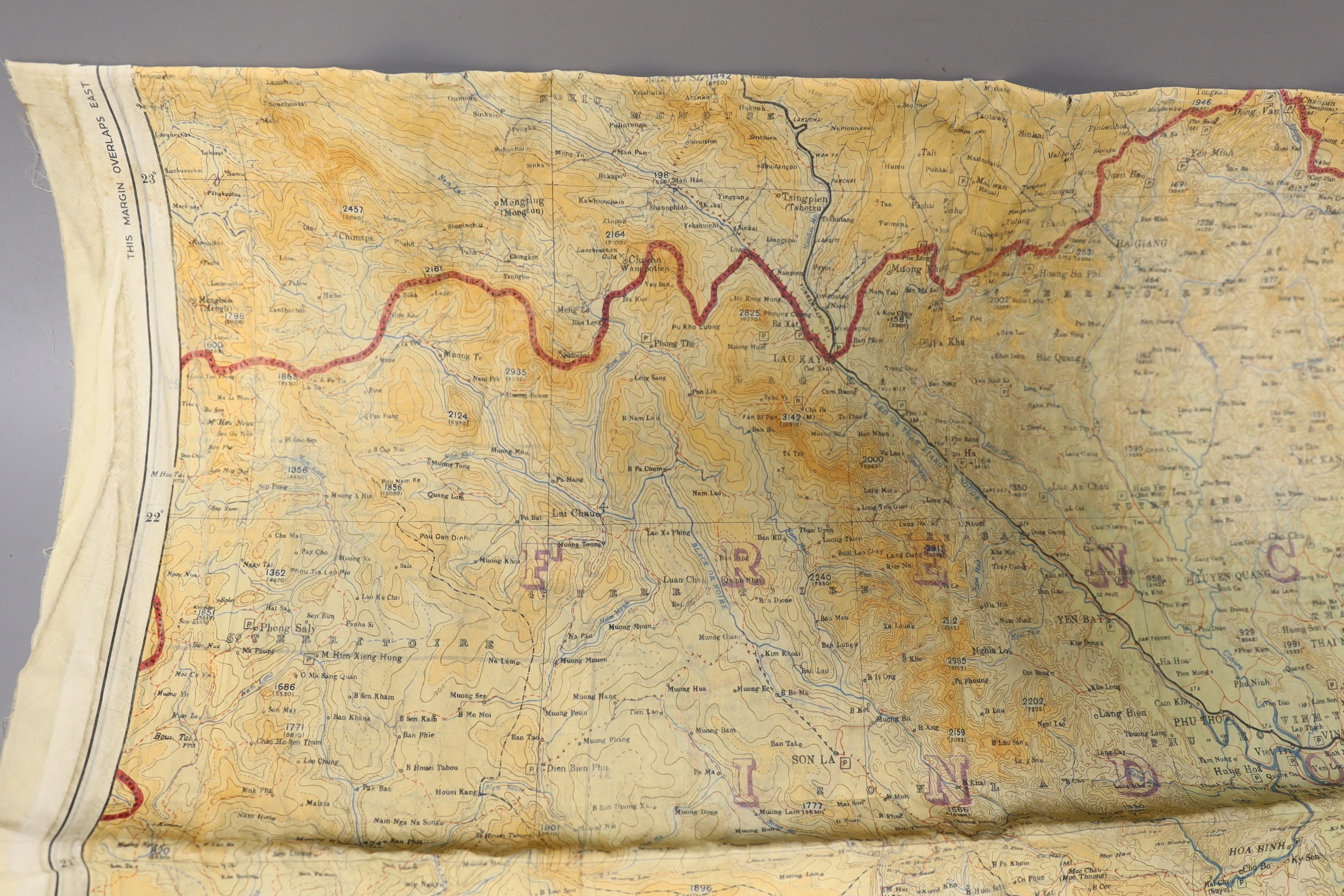 An M Sheet China/French Indo China map